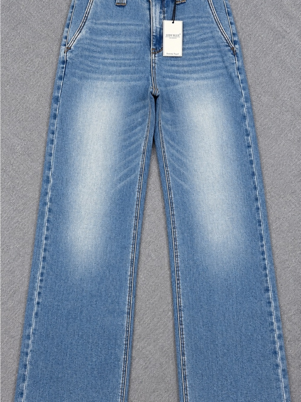 Judy Blue Light Blue Wide-Leg High-Rise Jeans